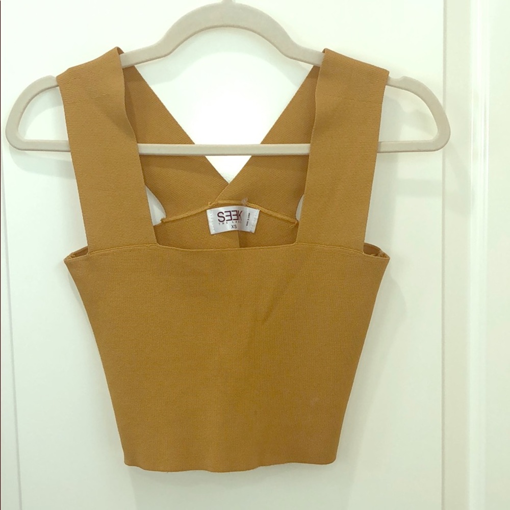 LF yellow tank top size Small
